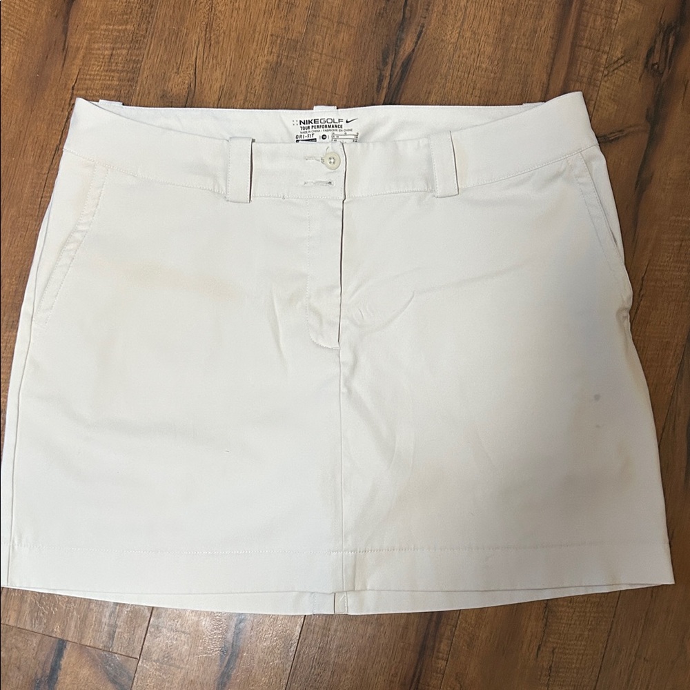 Nike Golf White Dri-FIT Skirt